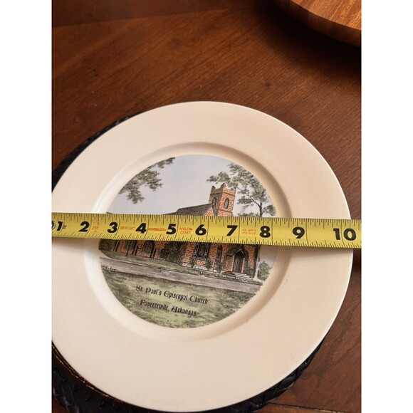Souvenir Collector Plate, St Paul’s Episcopal Church, Fayetteville, Arkansas - Picture 8 of 8